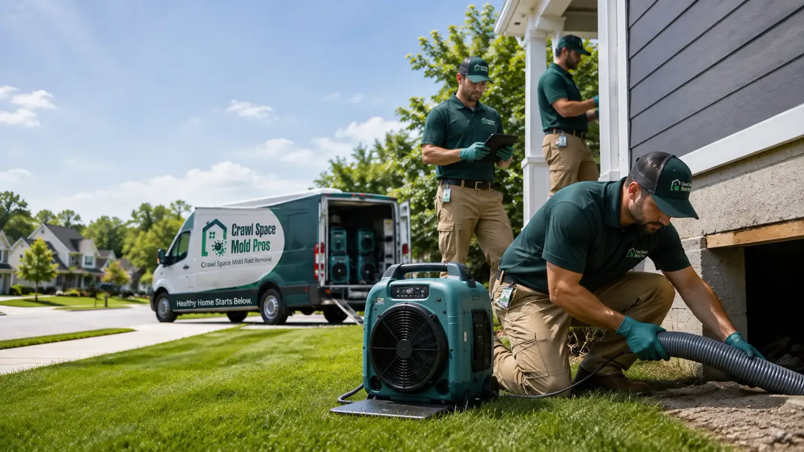 Crawl Space Mold Removal in Cedarville, CA